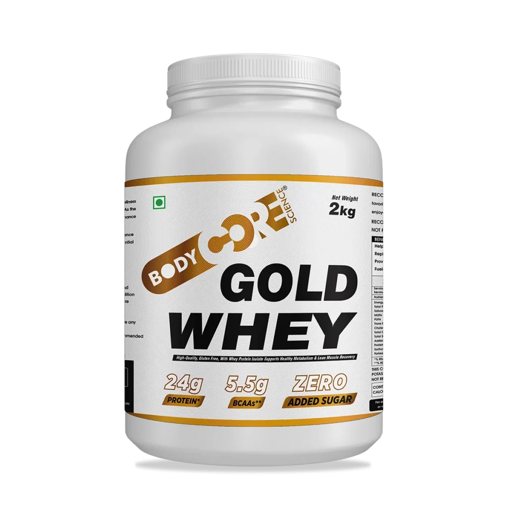 gold whey 2kg white front