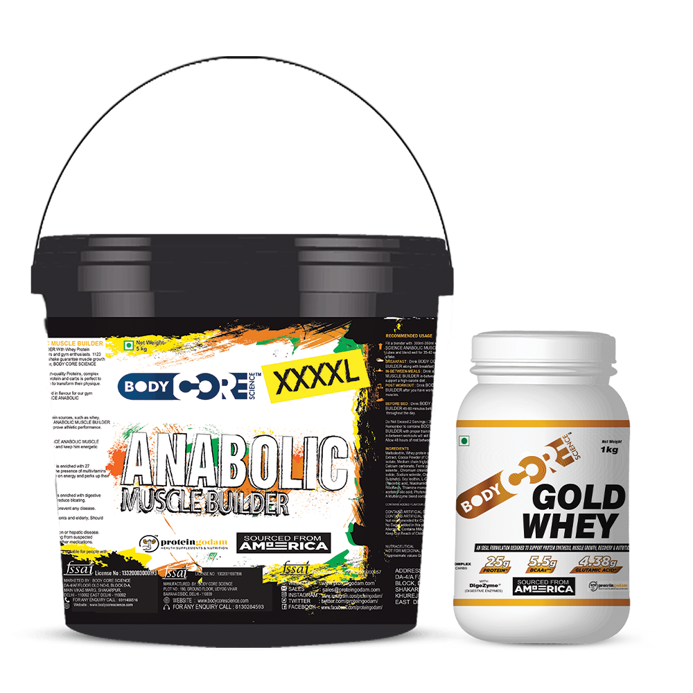 BCS Gold Whey Protein + Anabolic Muscle builder