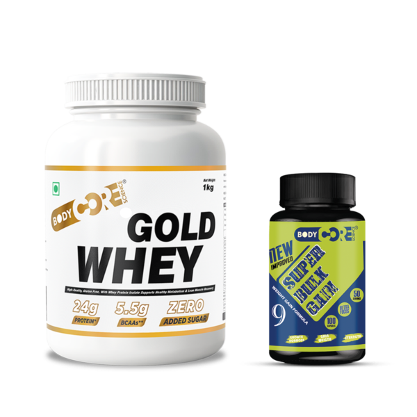 gold whey white 1kg+super bulk gain